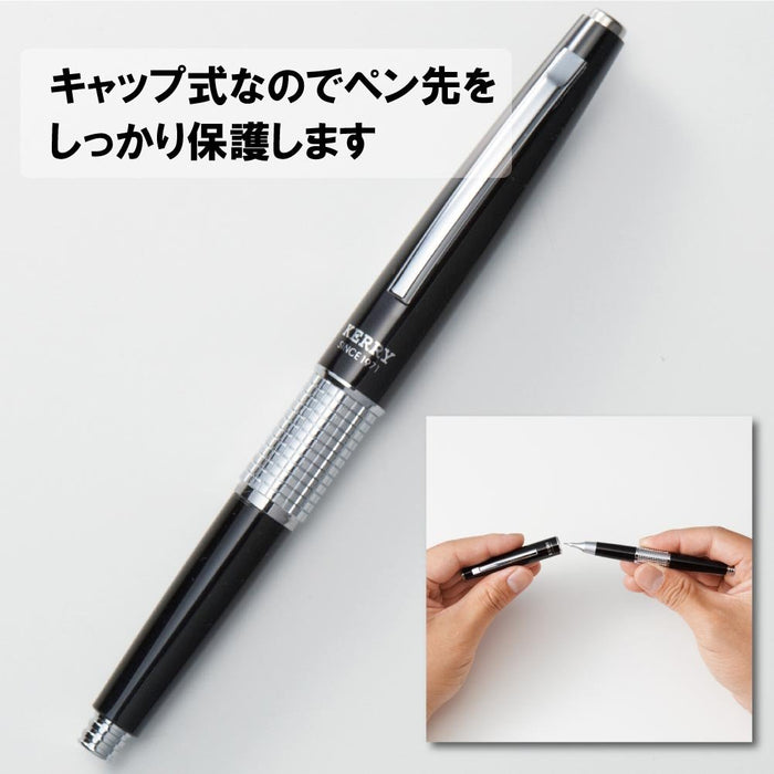 Pentel 万年历自动铅笔 P1035-AD 帽型凯利黑色