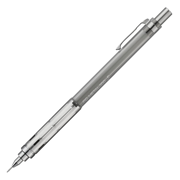 Pentel PG-Metal350 限量版 0.5 毫米透明灰色自動鉛筆