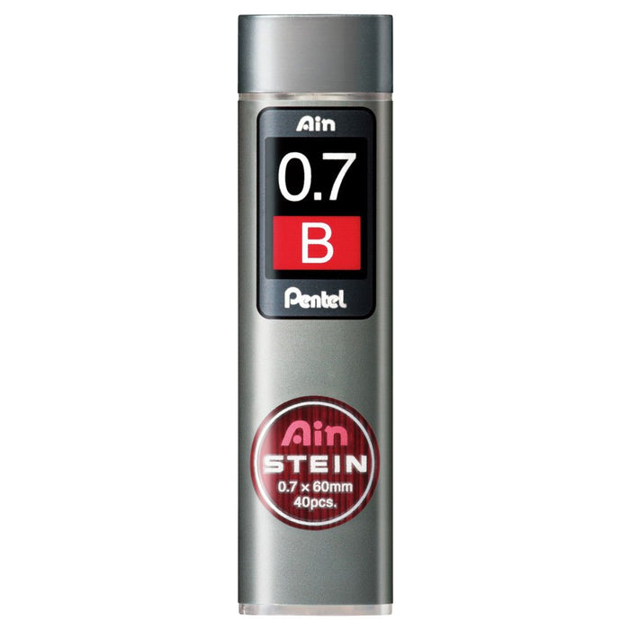 Pentel Ein Stein 0.7 B Mechanical Pencil Refill C277-B Pack of 10 Pieces