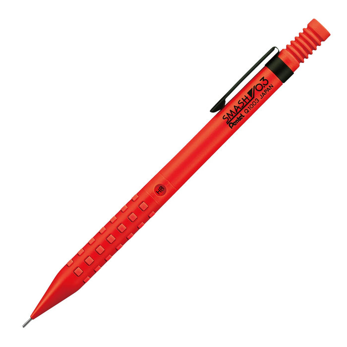 Pentel Smash 0.3mm Red Mechanical Pencil Q1003-B for Precision Drawing