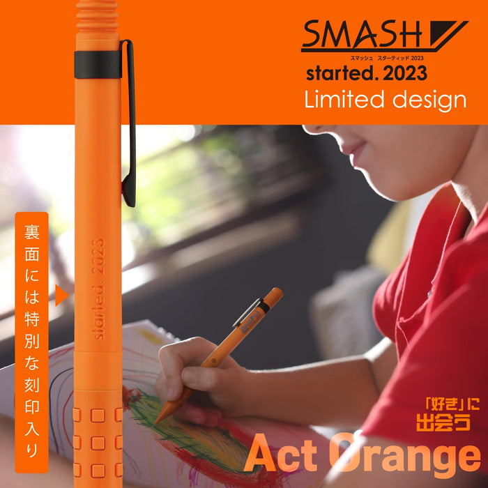 Pentel Smash Limited Edition Mechanical Pencil 0.3mm Vibrant Orange