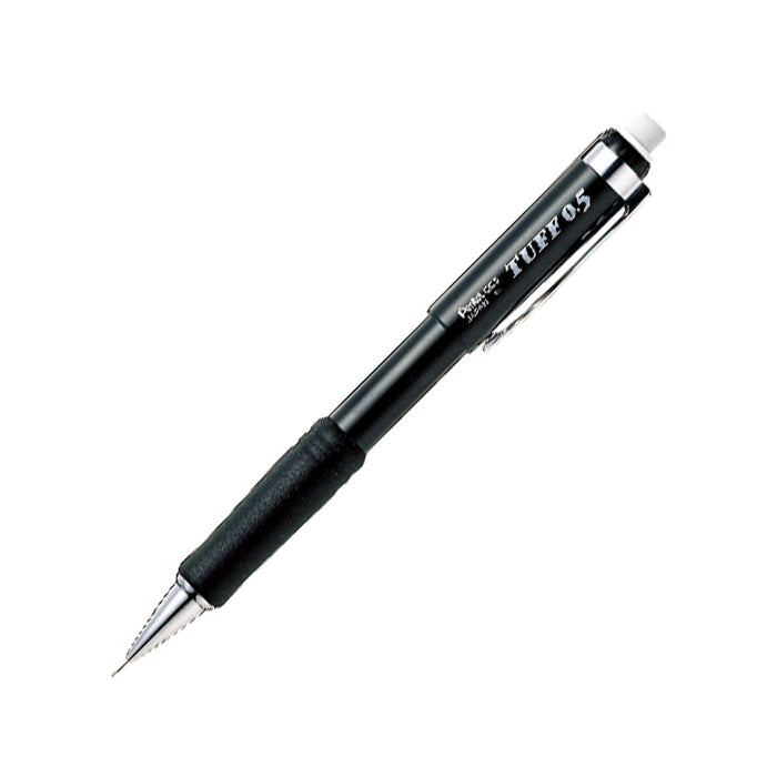 Pentel Tough Xqe5-A 黑色自動鉛筆，用於精確書寫