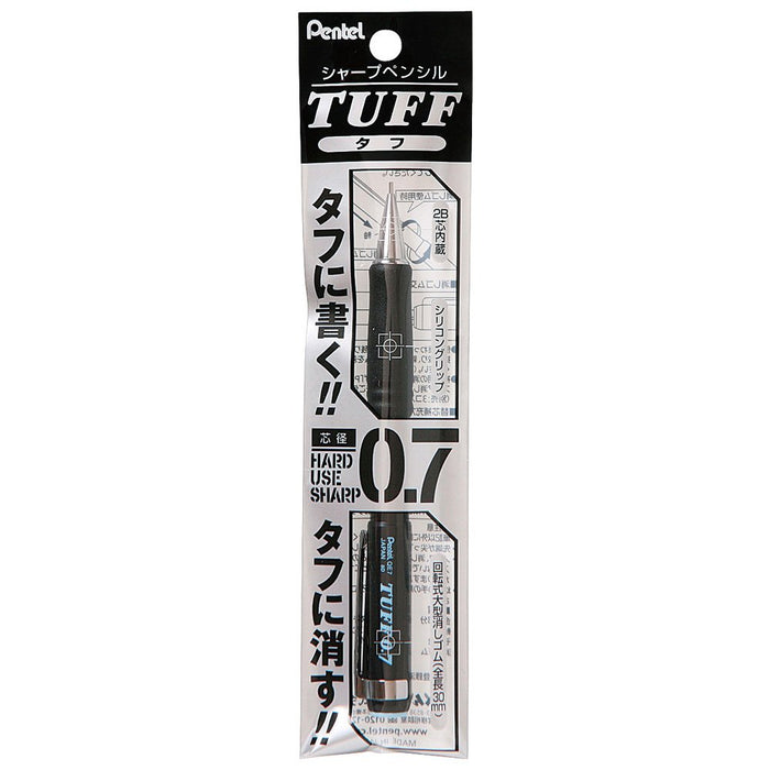 Pentel Tough Xqe7-A 0.7mm Black Mechanical Pencil Pack of 5