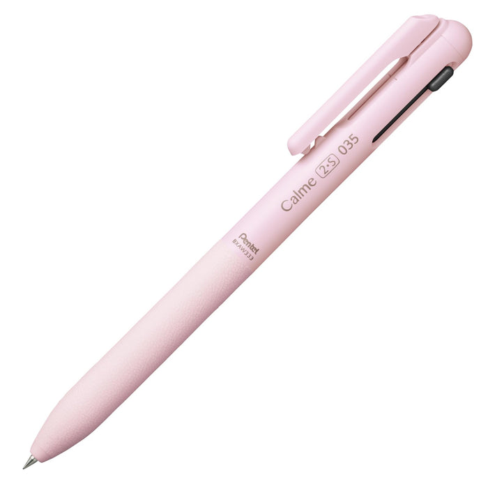 Pentel Calme Multifunctional Ballpoint Pen Sharp 0.3mm Pink Model Bxaw333P