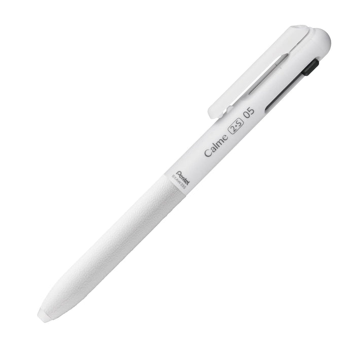 Pentel Calme 0.5 Multifunctional Ballpoint Pen in Grayish White - Bxaw355W