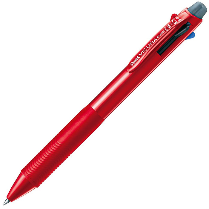 Pentel Vicuna BXW455B Multifunctional Pen with Red Axis