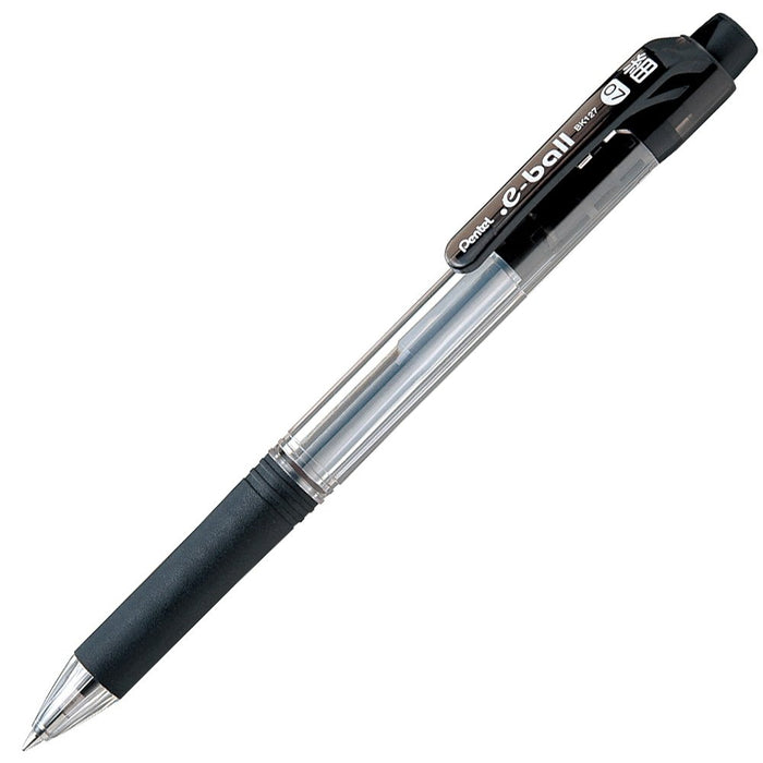 Pentel Xbk127-A 圓點電子球 ​​0.7 毫米黑色油性原子筆 5 支裝