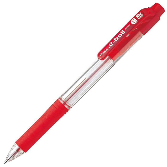 Pentel Red Dot E-Ball 0.7mm Oil-Based Ballpoint Pens 5 Pack XBK127-B