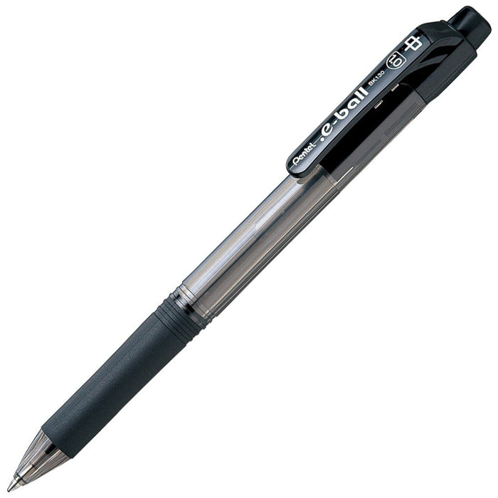 Pentel Dot E-Ball 油性黑色圆珠笔 1.0 毫米 5 支装 - XBK130-A