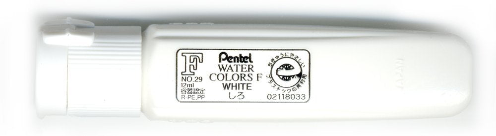 Pentel F 水彩颜料套装 - Wfct29 版 5 件套 白色