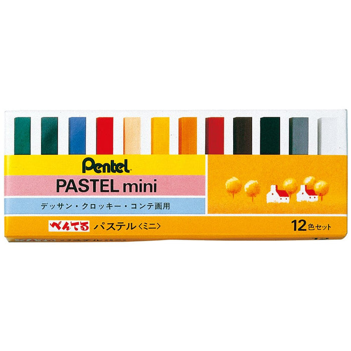 Pentel Pastel Ga1-12S 12 色迷你套装（Pentel 出品）