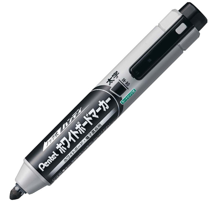 Pentel MWXN6M-A 可伸縮白板筆 10 件組粗體黑色墨水