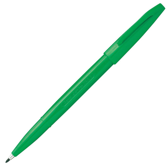 Pentel S520-Dd Green Signature Pen Set - 10 Water-Based Pens