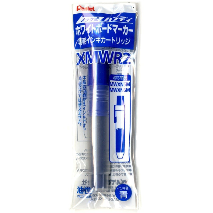 Pentel 藍色 XMWR2-C 白板筆補充芯 10 件裝