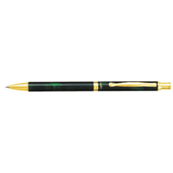 Pilot Cavalier 0.7 毫米黑軸和綠軸原子筆 - BCA-3SR-BG