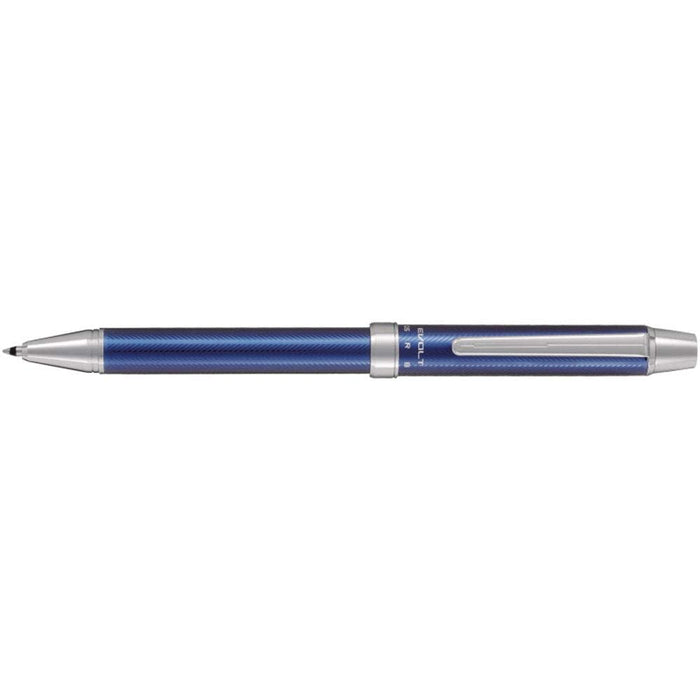 Pilot Evolt 2+1 Herringbone Blue-Black Body Pen 0.7mm Ballpoint 0.5mm Mechanical Pencil