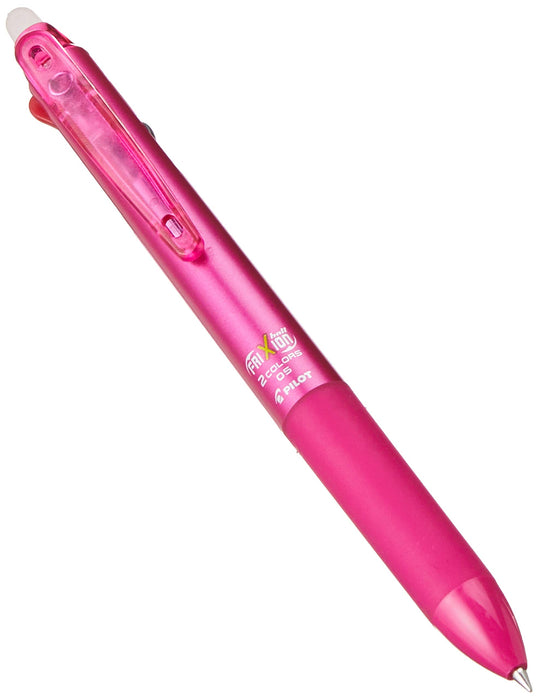 Pilot Frixion Ball 2 Pink 0.5mm 2-Color Ballpoint Pen Rub to Erase