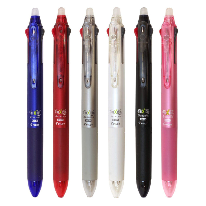 Pilot Frixion Ball 3 超薄多色原子筆 0.5 毫米黑色 Lkfbs60Ef-B