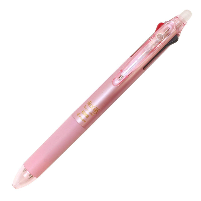 Pilot Frixion Ball 3 Slim 0.38 Pearl Pink 3-Color Disappearing Ink Ballpoint Pen