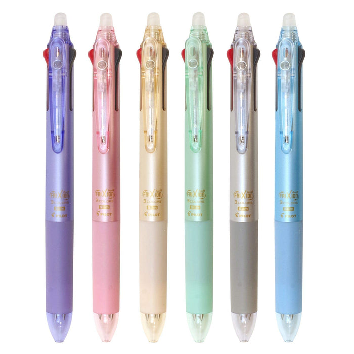 Pilot Frixion Ball 3 Slim 0.38 Pearl Pink 3-Color Disappearing Ink Ballpoint Pen