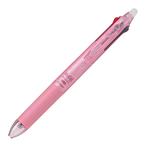 Pilot Frixion Ball 3 Slim 0.5 Pink Mirror 3-Color Ballpoint Pen Erasable Ink