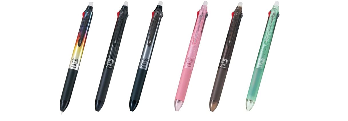 Pilot Frixion Ball 3 Slim 0.5 Pink Mirror 3-Color Ballpoint Pen Erasable Ink