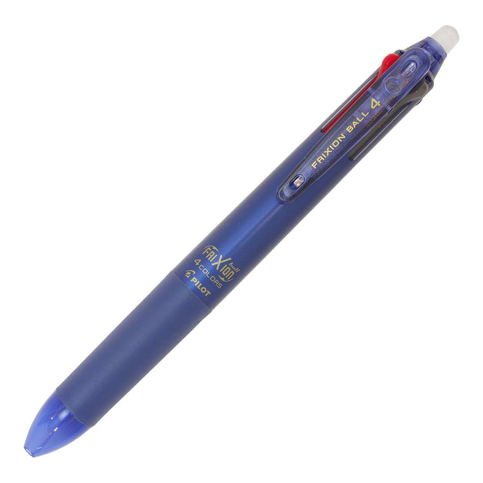 Pilot Frixion Slim 4-Color Ballpoint Pen 0.38mm Blue Black - LKFB-80UF-BB