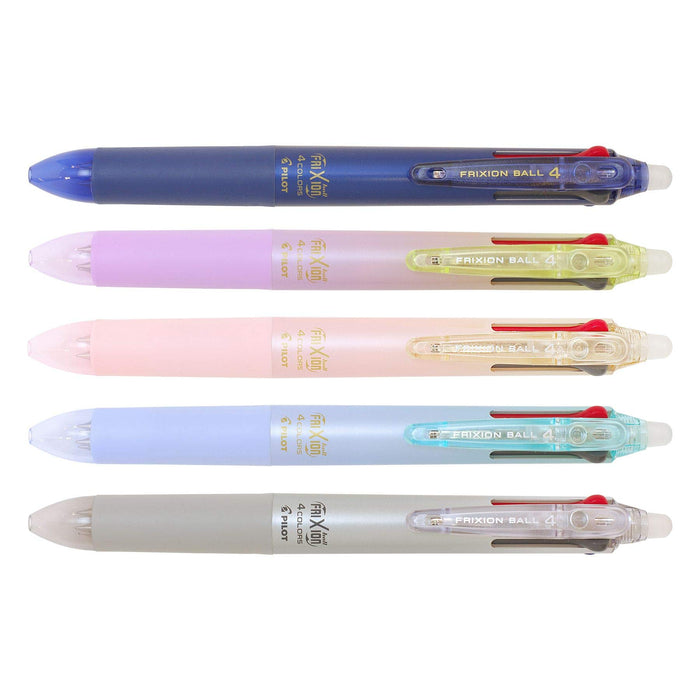 Pilot Frixion Slim 4-Color Ballpoint Pen 0.38mm Blue Black - LKFB-80UF-BB