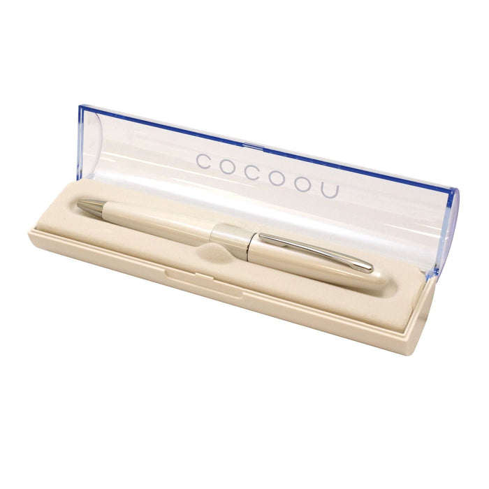 Pilot Cocoon BCO-150R-W Ballpoint Pen 140x10mm White Body Oil-Based Black Ink 30g