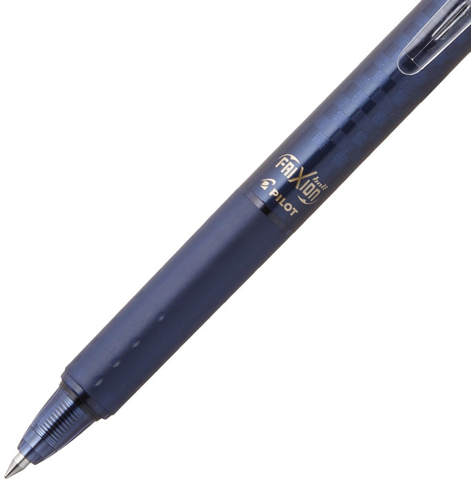 Pilot Frixion Ball Knock Design Series Ballpoint Pen Check Pattern 0.5mm Navy