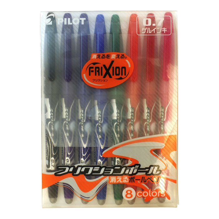 Pilot Frixion Ball Lfb-160F-8C 8-Color Ballpoint Pen Set