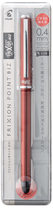 Pilot Frixion Point Biz Ballpoint Pen in Metallic Red - LF-2SP4-MR