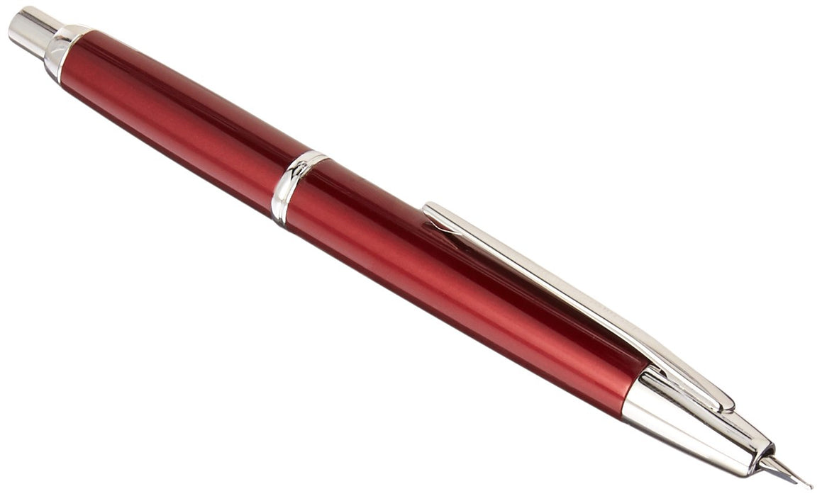 Pilot Capless Decimo Bold Fountain Pen in Red