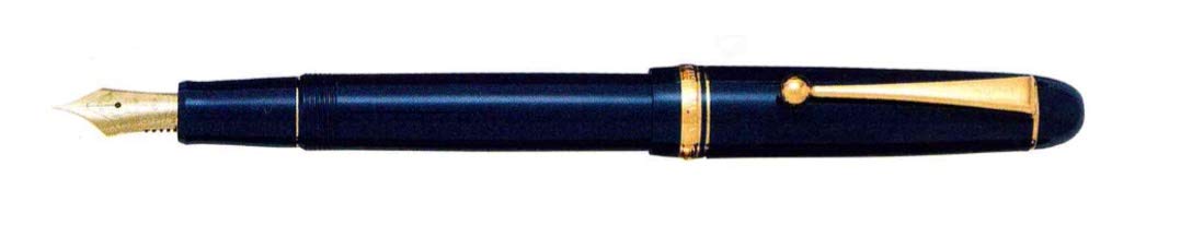 Pilot Custom 74 Fine Nib Fountain Pen in Dark Blue