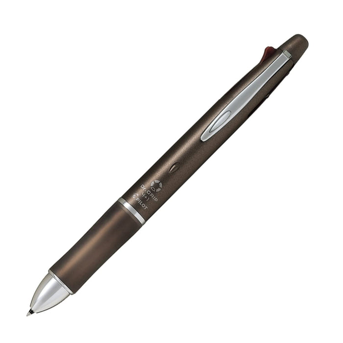 Pilot Doctor Grip 4+1 Black 0.5mm Pbkhdf1Sef-B Ash Metal Brown Finish