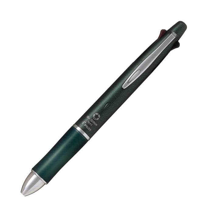 Pilot Doctor Grip 4+1 0.5mm Multi-Function Pen Black Ash Metal Olive