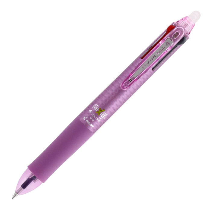 Pilot Frixion Ball 4 Erasable Multicolor 0.5 Ballpoint Pen Pink