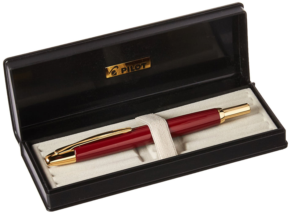 Pilot 無帽深紅色細尖鋼筆 FC-15SR-DRF