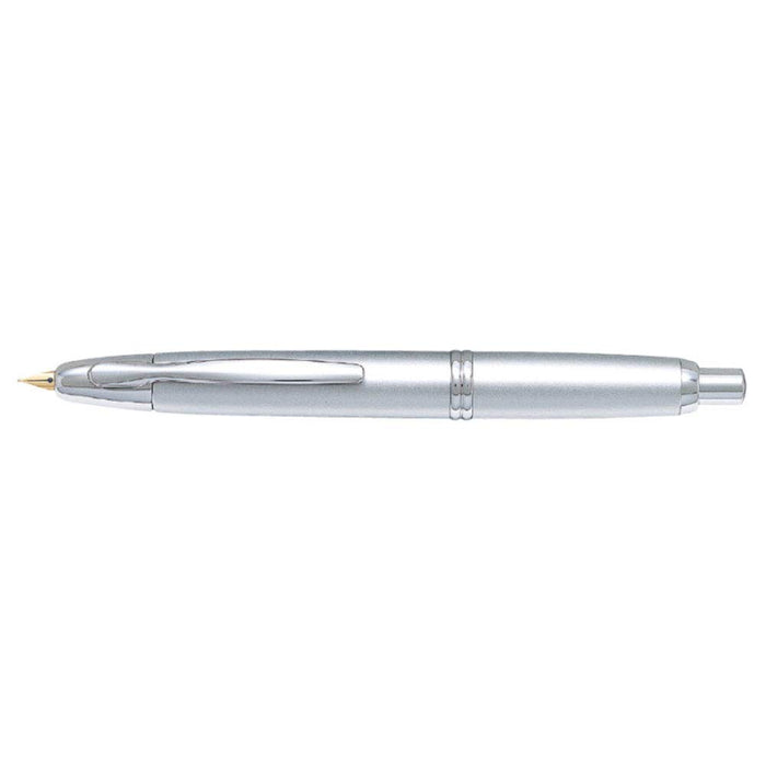 Pilot Capless 中号银色钢笔型号 FCN-1MR-SM