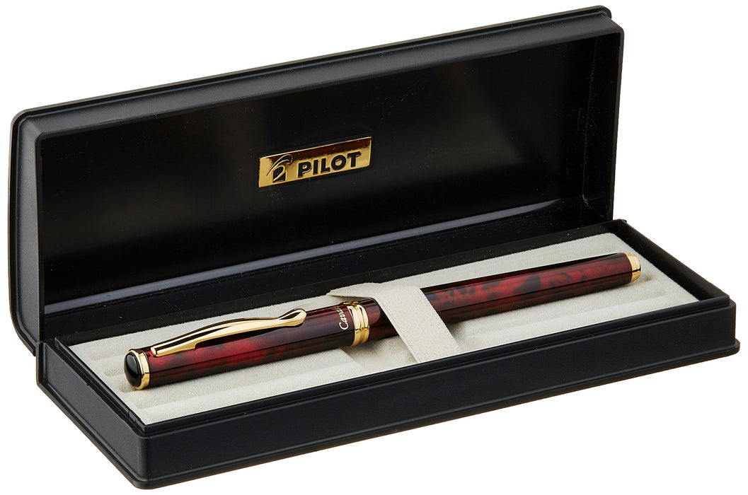 Pilot Cavalier Black and Red Fine Point Fountain Pen (F) FCA-5SR-BR