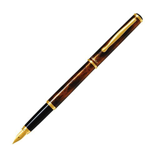 Pilot Cavellier 精美字母 F 琥珀色钢笔 顶级 Pilot 墨水