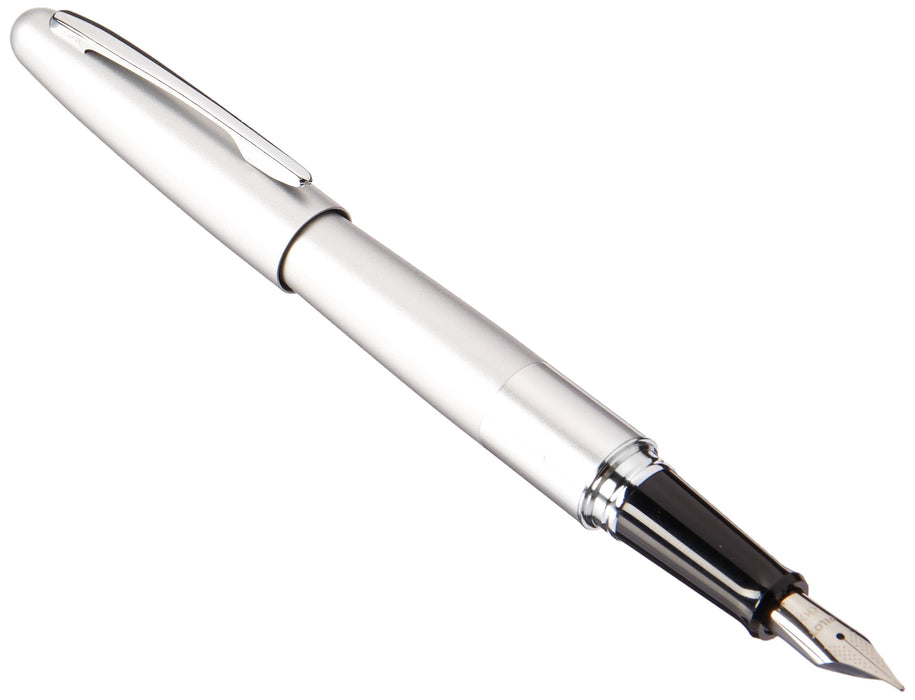 Pilot Cocoon Medium Point Fountain Pen in Silver FCO-3SR-SM Model