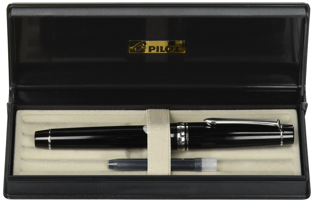 Pilot Custom Heritage 912 粗体黑色钢笔 Fkvh-2Mr-Bb