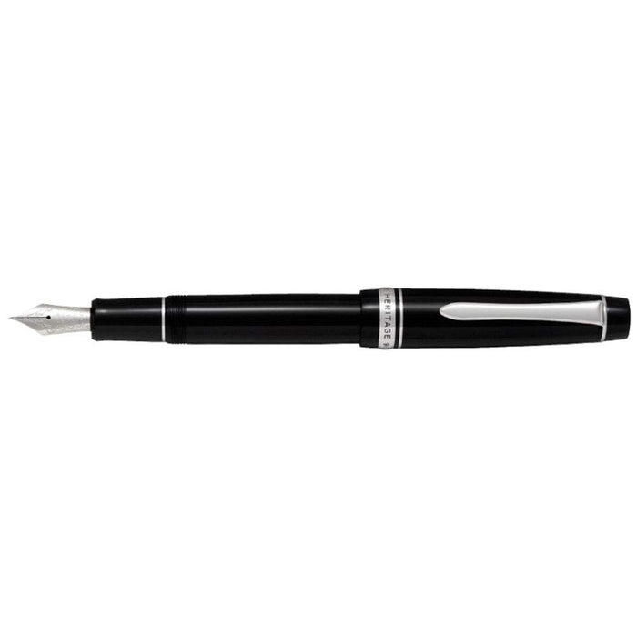 Pilot Custom Heritage 912 Black Music Fountain Pen MS Nib Fkvh-2Mr-B-Ms