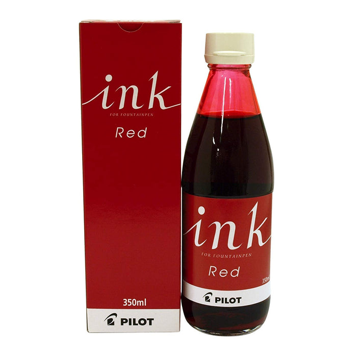 Pilot 钢笔 Ink350R 高品质 350ml 红色墨水