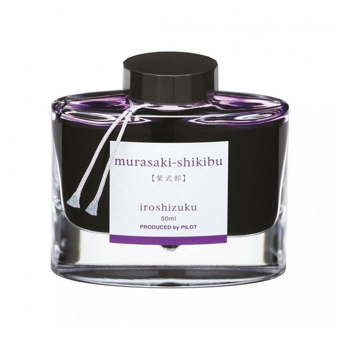 Pilot 色雫 50ml 鋼筆墨水 Murasakibu 顏色