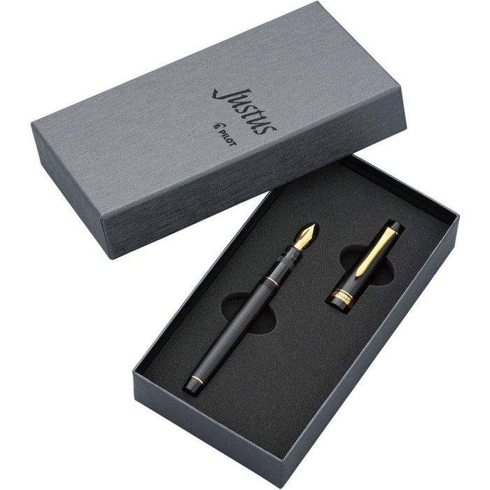 Pilot Justus 95 Fine Point Net Black Fountain Pen FJ-3MR-NB-F