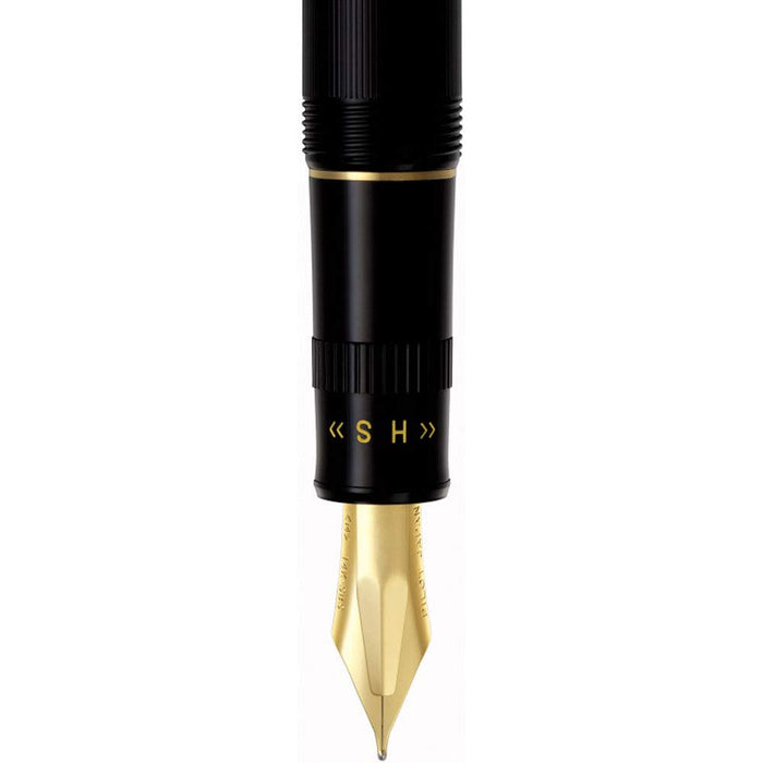 Pilot Justus 95 中号笔尖钢笔网黑色 - FJ-3MR-NB-M