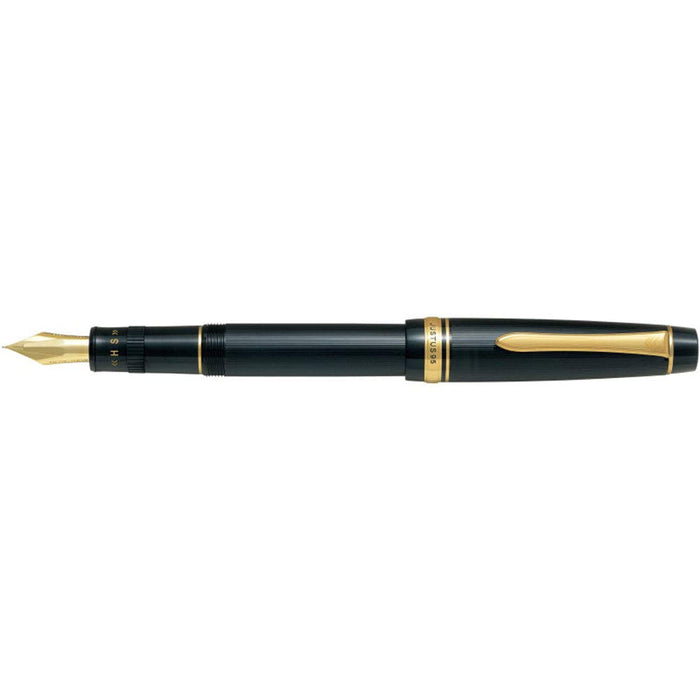 Pilot Justus 95 中号细钢笔（条纹黑色）- Fj-3Mr-Sb-Fm