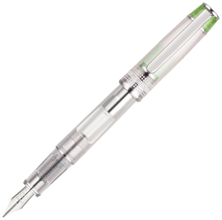 Pilot Prera Colorful Calligraphy Transparent Light Green Fountain Pen Fprn350R-Tlgcm